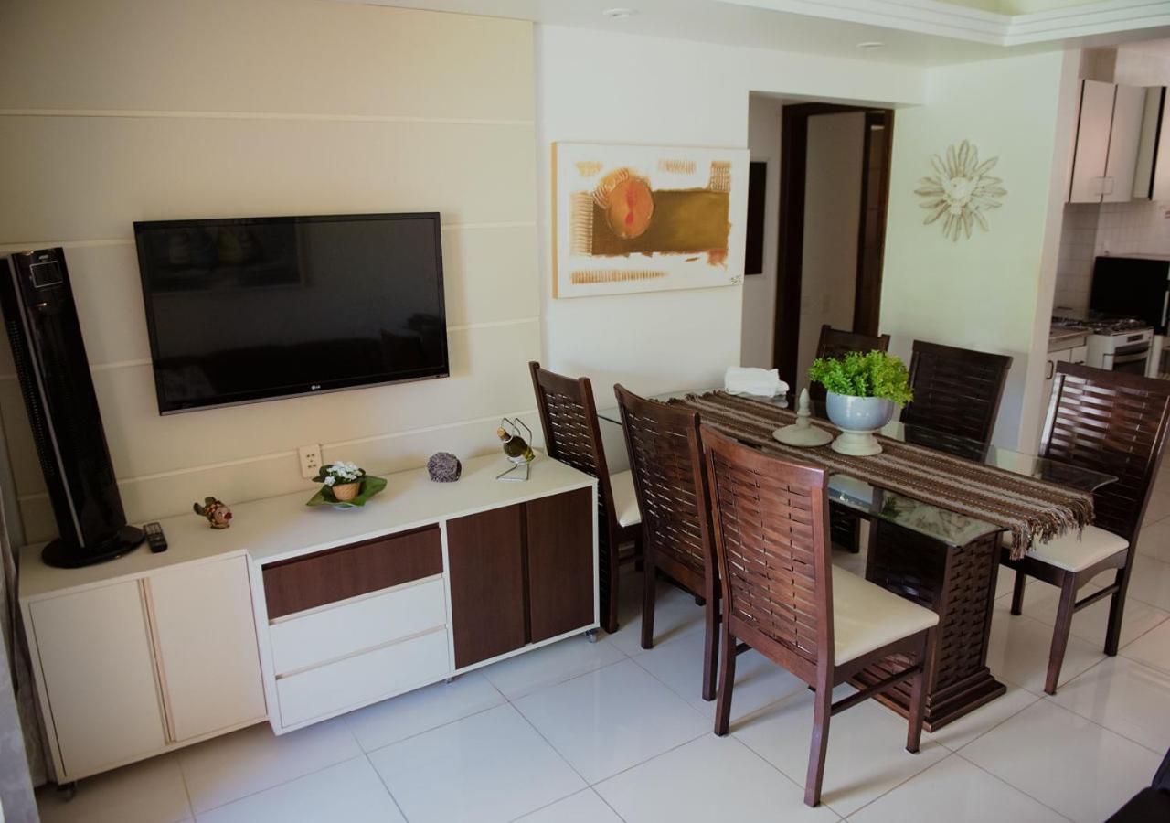 Flat Guarajuba Beira da Praia pé na areia Exterior foto